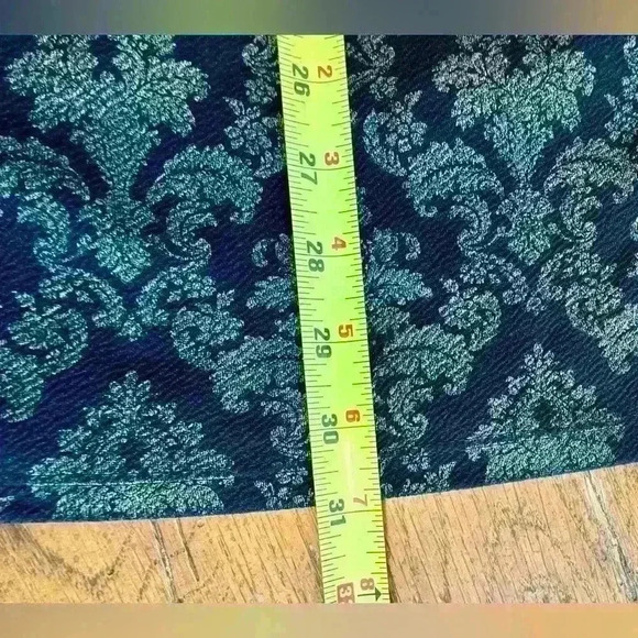 Women’s black and gold stretchy fitted formal dress by Carolina made in USA - Picture 13 of 13